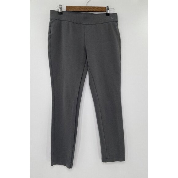 Eddie Bauer Womens Cropped Pants Cotton Modal‎ Stretch Gray Size 6 - Picture 2 of 11